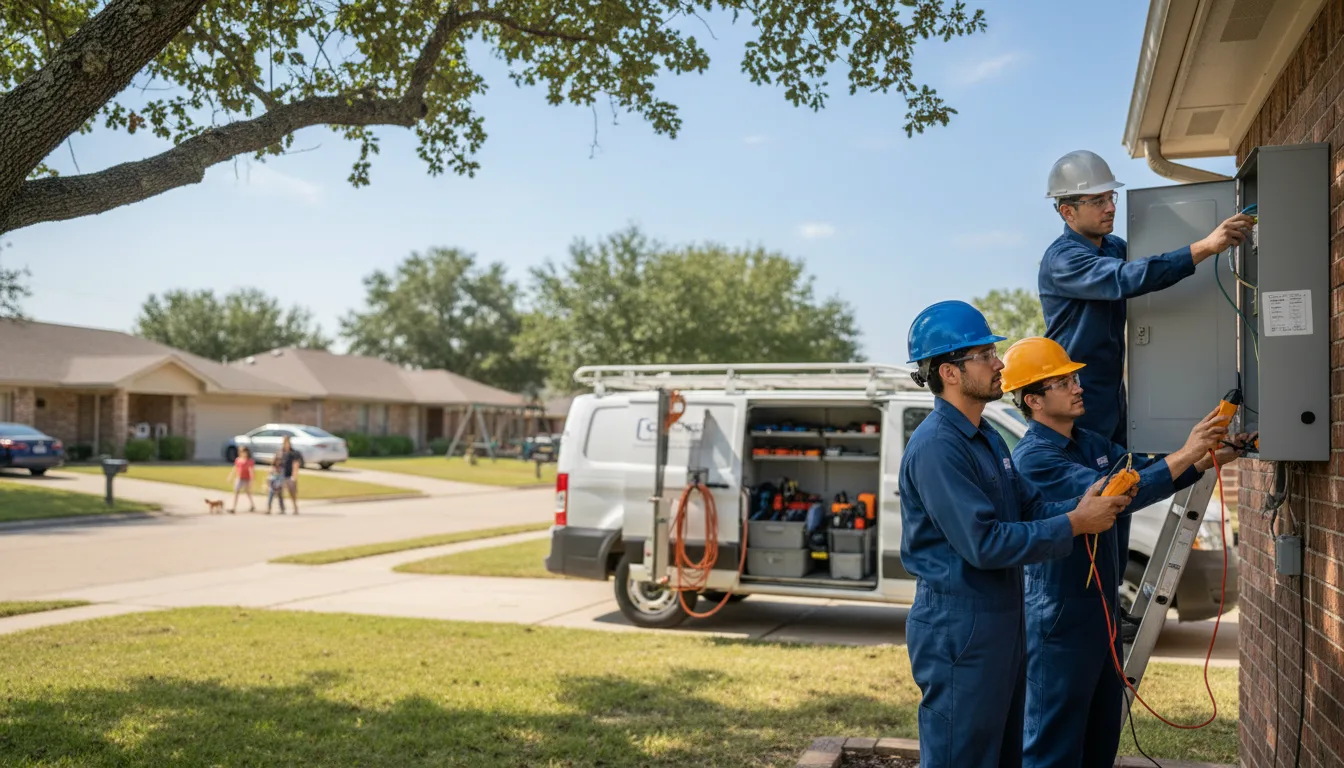 Certified electrician providing emergency electrical services in Fortson, GA